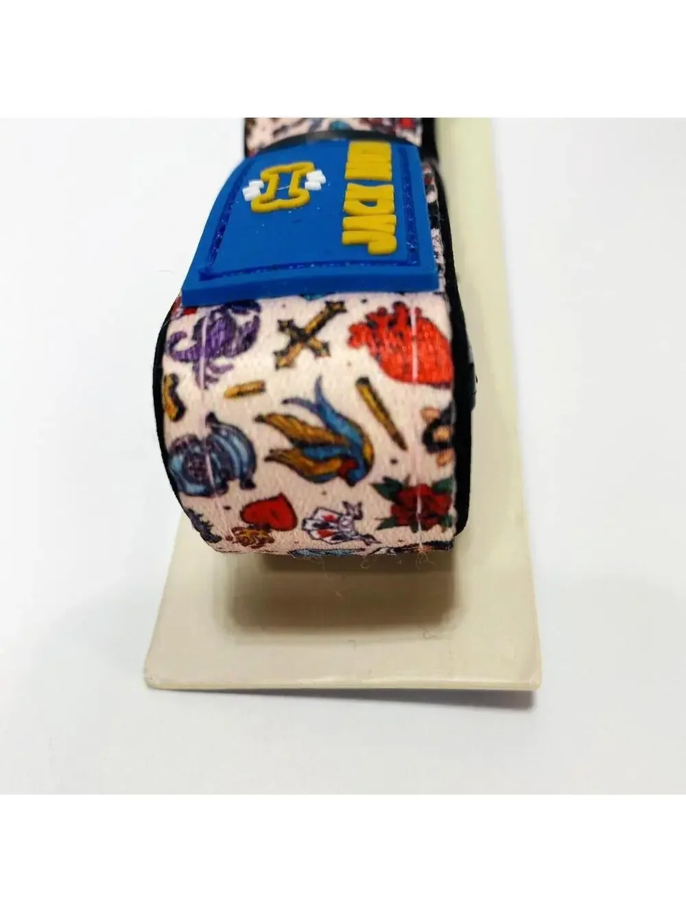 Vintage Pirate Tattoo Dog Collar Padded Extra Comfort Large Dogs New